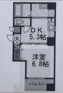 大阪府大阪市中央区上本町西2丁目【マンション】の間取り
