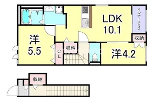 KT Courtの間取り