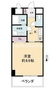 大阪府大阪市浪速区幸町3丁目【マンション】の間取り