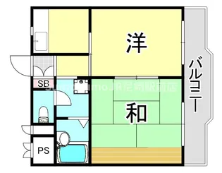 サン兵庫【5階】の間取り