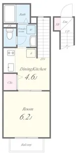 セレッソ八木の間取り