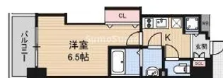 Luxe難波西Ⅰ【8階】の間取り