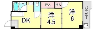 兵庫県尼崎市南塚口町6丁目【マンション】の間取り