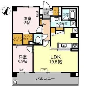 兵庫県神戸市東灘区西岡本1丁目【マンション】の間取り