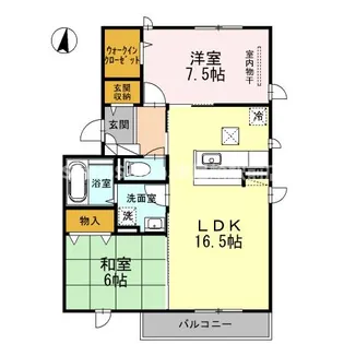 シューパレス?【1階】の間取り