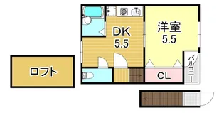 ツル菅原ハイツの間取り