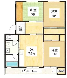 兵庫県神戸市須磨区一ノ谷町1丁目【マンション】の間取り