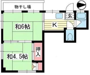 藤マンション【2階】の間取り