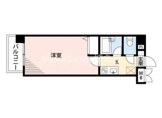 ピュアドームアプロード平尾【2階】の間取り