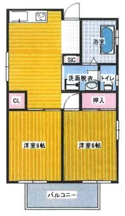 ティーズ潮見台【1階】の間取り