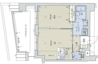 アスヴェルみなと元町OCEAN FRONT【11階】の間取り