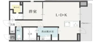 DITADecoller海岸通【4階】の間取り