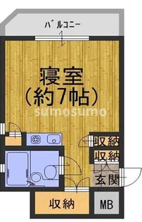 メゾンフィルブロード【1階】の間取り