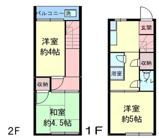 兵庫県神戸市兵庫区東山町1丁目【一戸建】の間取り