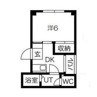 兵庫県神戸市中央区熊内橋通6丁目【マンション】の間取り