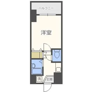 大阪府大阪市西区南堀江3丁目【マンション】の間取り