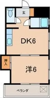 メゾンクレール【4階】の間取り