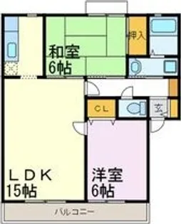 ウインディア大久保【2階】の間取り