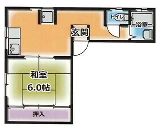 サニー神戸マンション【5階】の間取り
