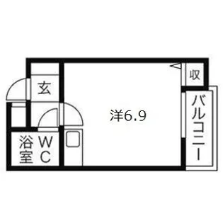 ダイドーメゾン青木Ⅱ【4階】の間取り