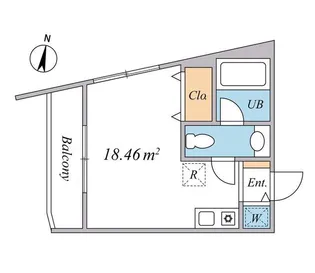 グランツブルク駒場【1階】の間取り