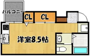 リープラス藤江【1階】の間取り