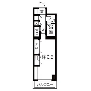 フレックス芦屋【6階】の間取り