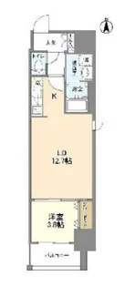 大阪府大阪市中央区久太郎町1丁目【マンション】の間取り