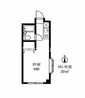 メゾンコスギ【4階】の間取り
