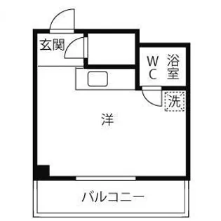 カサベラ花隈【7階】の間取り