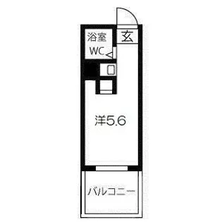ネオダイキョー三宮【2階】の間取り
