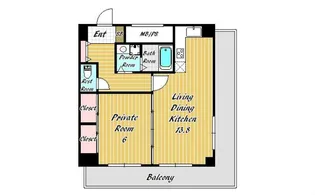 兵庫県神戸市兵庫区入江通2丁目【マンション】の間取り