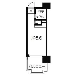 兵庫県神戸市中央区琴ノ緒町2丁目【マンション】の間取り