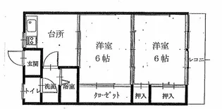 サンナカイパート1【3階】の間取り