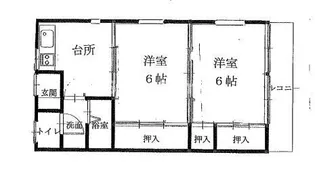 サンナカイパート1【3階】の間取り