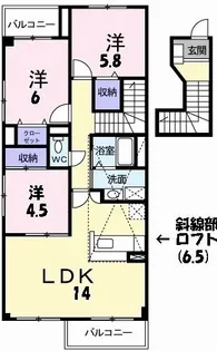 サンセール・エタンの間取り