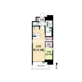 セレニテフラン本町【14階】の間取り