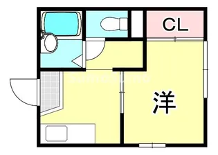 エルミタージュ甲陽園【2階】の間取り