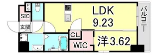 兵庫県西宮市芦原町【マンション】の間取り