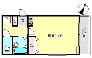 ファーストマンション【3階】の間取り
