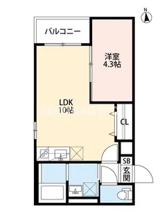 Rich Leaf2【1階】の間取り