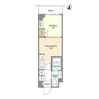 東京都世田谷区駒沢3丁目【マンション】の間取り