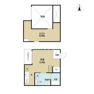 兵庫県尼崎市立花町3丁目【アパート】の間取り