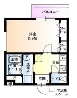 フジパレス宝塚光明町【2階】の間取り