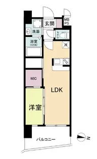 兵庫県神戸市兵庫区荒田町1丁目【マンション】の間取り