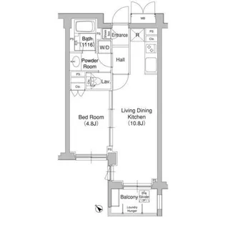 コンフォリア原宿【4階】の間取り