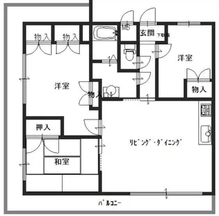 兵庫県神戸市須磨区飛松町2丁目【マンション】の間取り