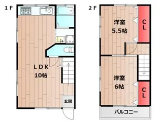 ウララハウスⅡの間取り