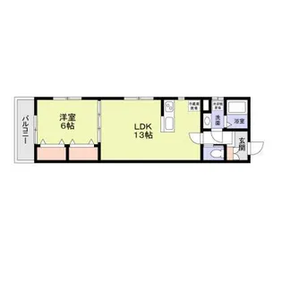 フォレストメゾン弦巻【2階】の間取り