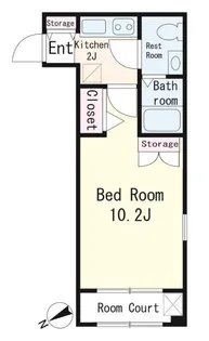 La・plage神宮【3階】の間取り